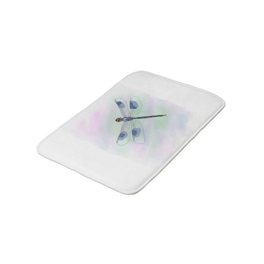 Waterverf Dragonfly Bath Mat (Gekanteld)