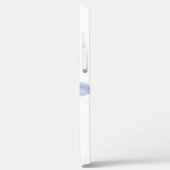 Waterverf Dragonfly Blue Paars Monogrammed Case-Mate iPhone Case (Achterkant / Links)