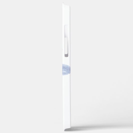 Waterverf Dragonfly Blue Paars Monogrammed Case-Mate iPhone Case (Achterkant / Links)