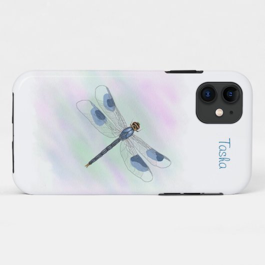 Waterverf Dragonfly Case-Mate iPhone Case (Achterkant (horizontaal))