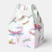 Waterverf Dragonfly Favor Box Bedankdoosjes (Achterkant)