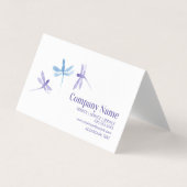 Waterverf Dragonfly Hand Painted Company Visitekaartje (Voorkant)