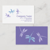 Waterverf Dragonfly Hand Painted Company Visitekaartje (Voorkant / Achterkant)
