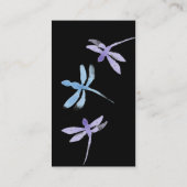 Waterverf Dragonfly Hand Painted Company Visitekaartje (Achterkant)