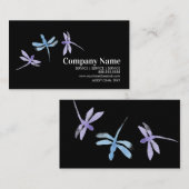 Waterverf Dragonfly Hand Painted Company Visitekaartje (Voorkant / Achterkant)