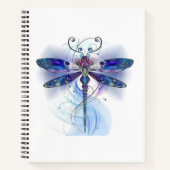 Waterverf Dragonfly-laptop Notitieboek (Voorkant)