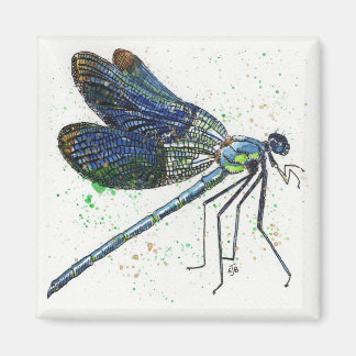 Waterverf Dragonfly Magnet