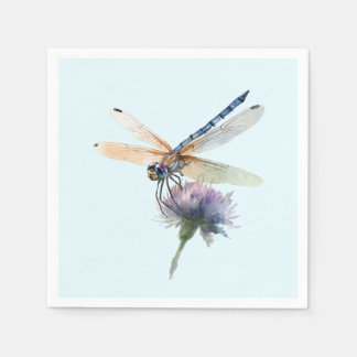 Waterverf Dragonfly Napkins Servet