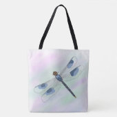 Waterverf Dragonfly over Canvas tas (Voorkant)