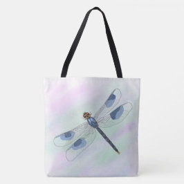 Waterverf Dragonfly over Canvas tas