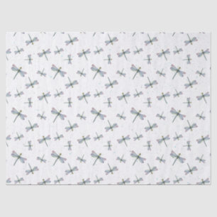 Waterverf Dragonfly-patroon Tissuepapier