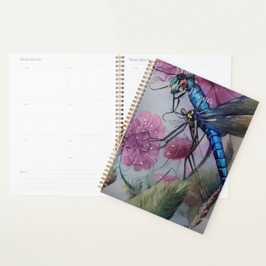 Waterverf Dragonfly, persoonlijke planner (Display)