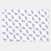 Waterverf dragonfly roze klassiek inpakpapier vel (Voorkant 2)