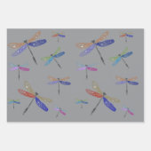 Waterverf Dragonfly Wrapping Paper (Voorkant 3)