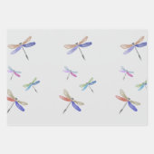 Waterverf Dragonfly Wrapping Paper (Voorkant 2)