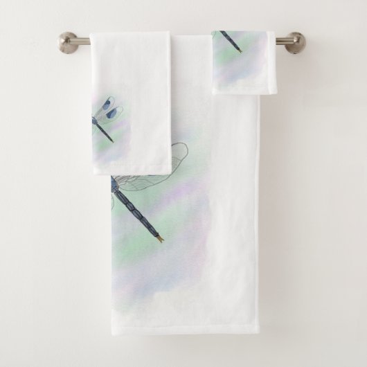 Waterverf DragonflyTowel Set Bad Handdoek (Insitu)