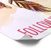 Waterverf Dream Catcher Poster (Hoek)