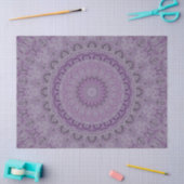 Waterverf Dream Mandala in Paarse tinten Tissuepapier (Craft)