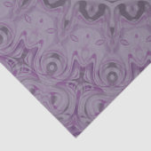 Waterverf Dream Mandala in Paarse tinten Tissuepapier (Detail)