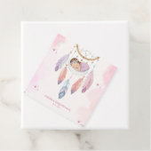 waterverf Dreamcatcher-baby shower Bedankjes Labels (In situ)