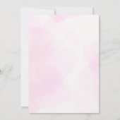 Waterverf Dreamcatcher Baby shower Uitnodiging (Achterkant)