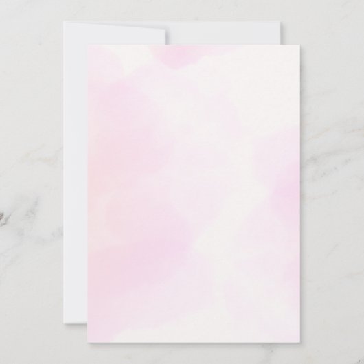 Waterverf Dreamcatcher Baby shower Uitnodiging (Achterkant)