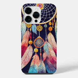 WATERVERF DREAMCATCHER EN VEREN iPhone 14 PRO MAX HOESJE
