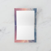 Waterverf Dreamy Sunset Cloud 9 Bedankkaart (Binnen)