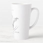 Waterverf Dreamy Sunset Cloud 9 Bruidsgunsten Latte Mok (Rechts)