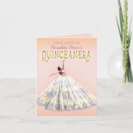 Waterverf Dress Blush Pink Gold Quinceanera Fancy