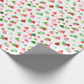 Waterverf driehoek kerstConfetti Cadeaupapier (Hoek)
