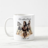 Waterverf Driestuizenden Boerderijen Dierenfooncit Koffiemok (Links)