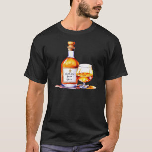 Waterverf Drink Cognac T-shirt