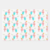 Waterverf Drink Martini, Cocktails, gemengde Drink Inpakpapier Vel (Voorkant)