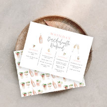 Waterverf drink reisroute naar het weekend van bac