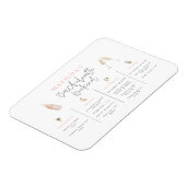 Waterverf drink reisroute naar het weekend van bac magneet (Linkerzijde)