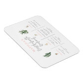 Waterverf drink reisroute naar het weekend van bac magneet (Rechterzijde)