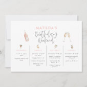 Waterverf drink vakantieweekendroute (Voorkant)