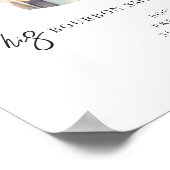 Waterverf | Drink van de Bride & Groom Signature Poster (Hoek)