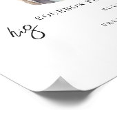 Waterverf | Drink van de Bride & Groom Signature Poster (Hoek)