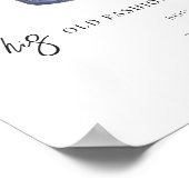 Waterverf | Drink van de Bride & Groom Signature Poster (Hoek)