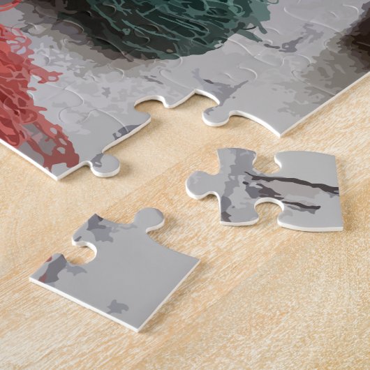 Waterverf drogen legpuzzel (Zijkant)