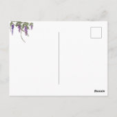 Waterverf Dromerige groene tuin elegant Briefkaart (Achterkant)