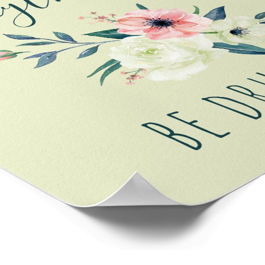 Waterverf drugsbestrijding poster (Hoek)