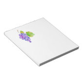 Waterverf druiven 2 notitieblok (Schuin)