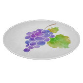 Waterverf druiven snijplank (Hoek)