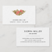 Waterverf druiven sommelier wine visitekaartje (Voorkant / Achterkant)