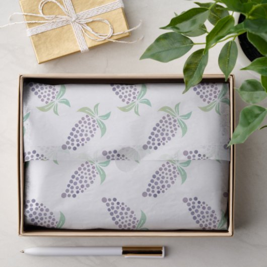 Waterverf druiven tissuepapier (Geschenk)