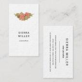 Waterverf druiven visitekaartje (Voorkant / Achterkant)