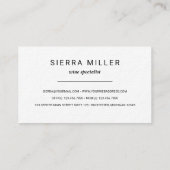 Waterverf druiven visitekaartje (Achterkant)